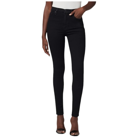 Hudson Jeans Denim - Hudson Barbara Hi Rise Skinny Jeans in Black Sizes 25 & 26 or US 0 & 2